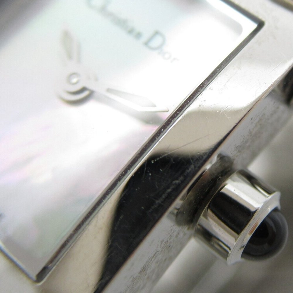 authenticity guaranteed Christian Dior Art Deco Wrist Watch Quartz Stainless - Picture 9 of 12